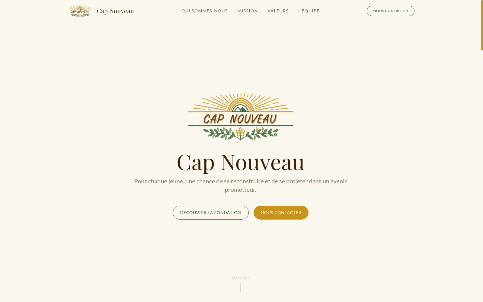 Screenshot of Cap Nouveau